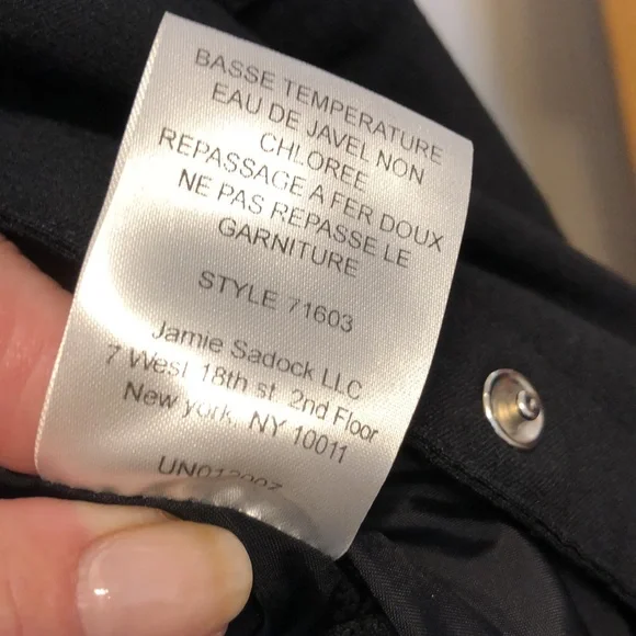 Jamie Sadock Black Jacket with Metal details Size L - Picture 14 of 14